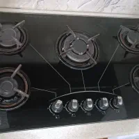 گاز صفحه ای شیشه ای پنج شعله