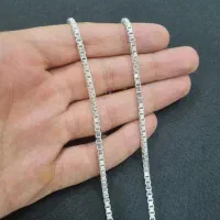 زنجیر نقره مردانه عیار ۹۲۵ مدل ونیزی (گردنبند)|جواهرات|تهران, گیشا|دیوار