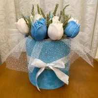 انواع باکس گل شمع