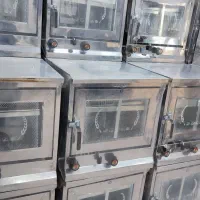 تنور فر گازی خانگی استیل دو شعله پایه دار|اجاق گاز و لوازم برقی پخت‌وپز|تهران, امین حضور|دیوار