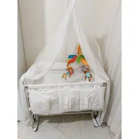 ست کمد و تخت نوزاد|تخت و سرویس خواب|مشهد, جنت|دیوار