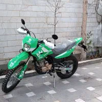تریل T2 سبز 250cc مدل1403کم کار+ کلاه دستکش و چادر