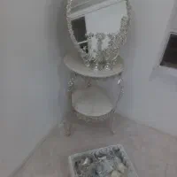 ست کامل آینه شمعدان مخصوص عقد و خانه عقدی|بوفه، ویترین، کنسول|کرمان, |دیوار