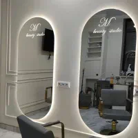 آیینه ساده کپسولی نورمخفی (بدونه سندبلاست)