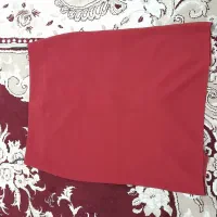 ست کت و دامن زرشکی بسیار شیک و راحت - سایز ۵۰