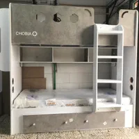 تخت خواب دوطبقه مدل چوبیا|تخت و سرویس خواب|کرمان, |دیوار