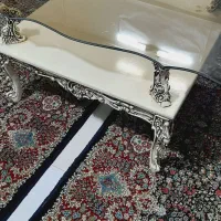 مبلمان سلطنتی استیل ۹نفره با میز|مبلمان خانگی و میز عسلی|تربت جام, امام|دیوار