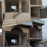 سنگکاری و کاشیکاری ساختمان کریم پور
