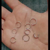 گوشواره و پیرسینگ نقره 925 عیار|جواهرات|تهران, بازار|دیوار