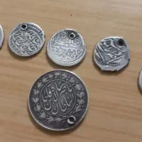 سکه های چکشی نقره و نقره ناصرالدین شاه