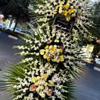 تاج گل/رومیزی ترحیم باکمترین قیمت و بالاترین کیفیت