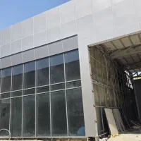 کرتین وال ، پنجره ، هندریل ، لوور و کلیه خدمات نما|خدمات پیشه و مهارت|قم, سالاریه|دیوار