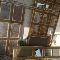 درب دولنگه آلمینیوم