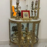 آیینه کنسول و شمدان