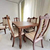 میز ناهارخوری چوب راش