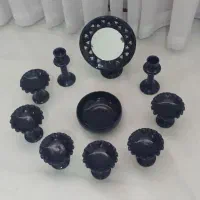 هفت سین همراه دوعدد شمعدانی و آیینه