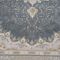 فرش ۹متری ماه نشان کاشان ۲تخته جفت