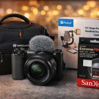 دوربین سونی zv10با لوازم جانبی