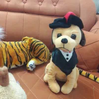 دوعدد عروسک سگ