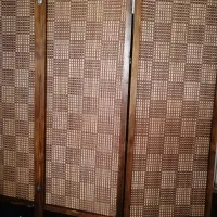 پاراوان چوبی حصیری