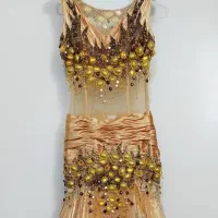 لباس مجلسی جنس ترک سنگ دوزی شده ژورنالی|لباس|دلیجان, |دیوار