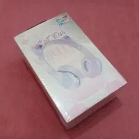 هدفون بلوتوثی بی سیم P47M گربه ای - صورتی طوسی