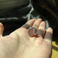 انگشتر نقره زیبا با سنگ چشم گربه