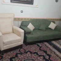 مبل راحتی مبل 7نفره راحتی جنس پارچه بیسکویتی