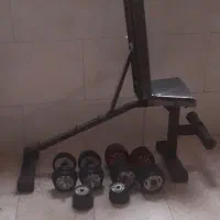 میز بدنسازی و دمبل|تجهیزات ورزشی|اسلامشهر, مظفریه|دیوار