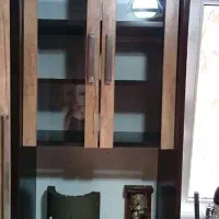 کتابخانه و میز کامپیوتر و لپ تاپ مارک رز چوب