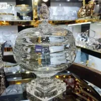 کریستال شکلات خوری پایه دار