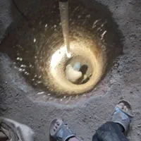 مقنی چاه کن مغنی حفاری اسلام شهر نسیم شهر