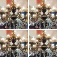 لوستر نگین دار . پذیرایی