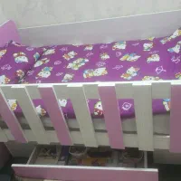 تخت کودک همراه تشک