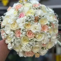 دسته گل عروس و ماشین عروس قیمت مناسب باکس و جام گل|گل و گیاه طبیعی|شیراز, سایت اداری|دیوار