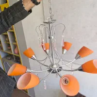 لوستر ۸ شعله باکیفیت|لوستر و چراغ آویز|سنندج, |دیوار