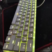 Keyboard Huntsman mini clical رکلیک رنک بنفش