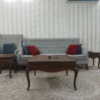 مبل ۸ نفره درحدنو سالم با جلو مبلی|مبلمان خانگی و میز عسلی|مشهد, رضاشهر|دیوار