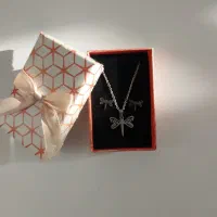 ست نقره‌ای پروانه