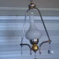 لوستر تک شاخه|لوستر و چراغ آویز|تهران, اتابک|دیوار