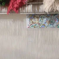 قالی نصفه|فرش|کاشان, مصلی|دیوار