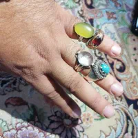 انگشتر نقره و طلا روس