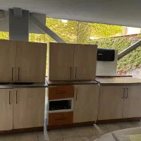 کابینت فلزی درب mdf همراه سینک و آبچکون و سیفون نو|مصالح و تجهیزات ساختمان|تهران, شهرک کوهسار|دیوار