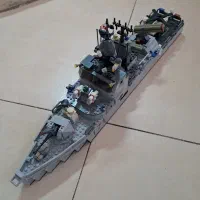 لگو ناو جنگی متحرک ۶۹۳ قطعه|اسباب‌‌بازی|اصفهان, خواجو|دیوار