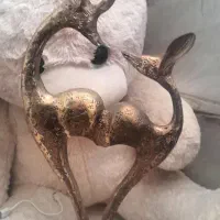 دو عدد مجسمه برنز(برنج)