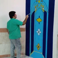 اجرای دیوار نویسی ،زیباسازی،طراحی و نقاشی،مهدکودک|خدمات پیشه و مهارت|نورآباد, |دیوار