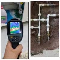 تاسیسات تشخیص ترکیدگی رفع نم لوله کشی نشت یابی