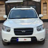 سانتافه2700cc سفید مدل2009 درحد