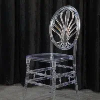 صندلی پلکسی ایرانی پشت گل/تالارورستوران