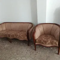 مبل نیمه استیل سالم و تمیز